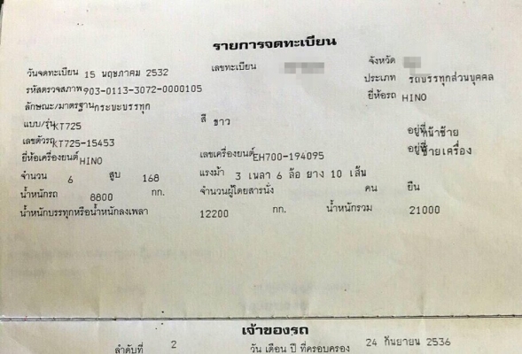 10 ล้อท้ายลาด 168 แรง KT725 รถ 2 เพลา สวย เดิมๆ