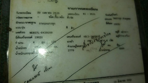 ขาย6ล้อ อีซูซุ110nkr แชชซีสวยเครื่องเดิม เอกสารทะเบียนครบ รถวิ่งงานประจำ ขาย6ล้อ อีซูซุ110nkr แชชซีสวยเครื่องเดิม เอกสารทะเบียนครบ รถวิ่งงานประจำ