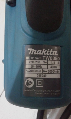 บ็อกไฟฟ้า มากีต้าแท้ 4 หุน TW0350 สภาพใหม่มาก