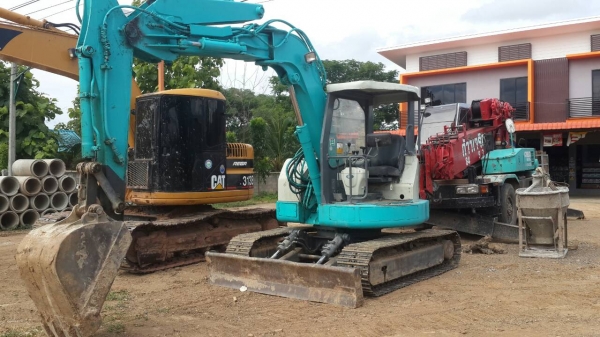 **ต้องการขายด่วน ราคา400,000บาท**ส่งฟรี!!!!  IHI65UJ แทรคเหล็กใหม่ พร้อมใช้งาน เครื่องดี ปั้มดี มีไลน์เจาะ