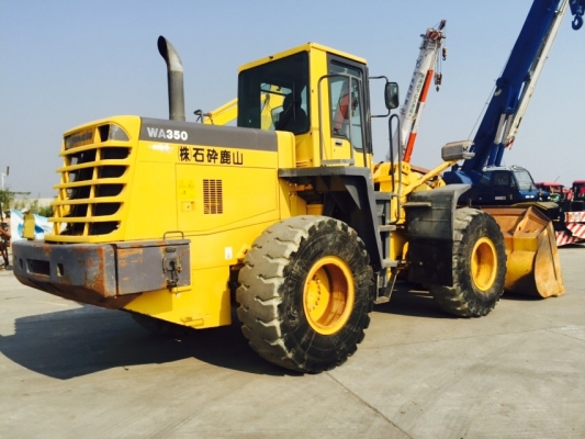 Komatsu WA350-3 ปี 2000 นำเข้าจากญี่ปุ่น ไม่เคยใช้งานในไทย ขายไม่แพงครับ