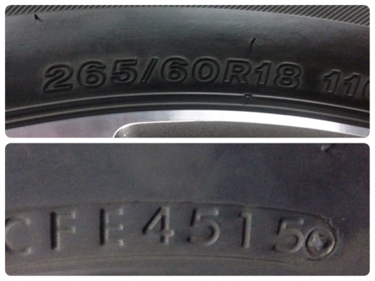 แม็กสภาพป้ายแดง ford ranger ขอบ18 พร้อมยาง265-60-18 ปลายปี 15