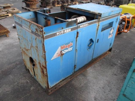 ขายเครื่องปั่นไฟ ยี่ห้อ YANMAR เครื่องยนต์ YANMAR 4TN82 เทอร์โบ ขนาด 20 กิโลวัตต์  ผลิตไฟได้ 110/200 โวลต์(ไฟญี่ปุ่น) หรือ 200 โวลต์ (ไฟในประเทศไทย) ราคา 110,000 บาท