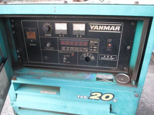 ขายเครื่องปั่นไฟ ยี่ห้อ YANMAR เครื่องยนต์ YANMAR 4TN88 เทอร์โบ ขนาด 20 กิโลวัตต์  ผลิตไฟได้ 110/200 โวลต์(ไฟญี่ปุ่น) หรือ 200 โวลต์ (ไฟในประเทศไทย) ราคา 120,000 บาท