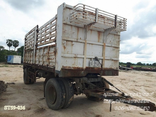 ขายด่วน ลูกพ่วง RCK รุ่งเจริญ 2 เพลา 7 เมตร ปี 47 คอกสูง ตามสภาพ ราคาสุดคุ้ม