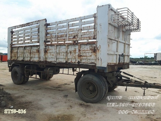 ขายด่วน ลูกพ่วง RCK รุ่งเจริญ 2 เพลา 7 เมตร ปี 47 คอกสูง ตามสภาพ ราคาสุดคุ้ม