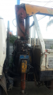 ขายด่วน HINO KM779 ติดเครน 2.9ตัน 2ชัก3ปอก  เครื่องเกียร์ดี คัชชีสวย ภาษีเต็มเอกสารพร้อมโอน