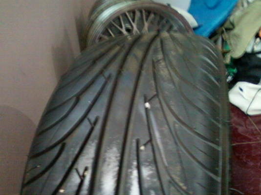 RAIL เส้นสายลายศิลยื  16นิ้ว 5 รู 114และ5 รู120 พร้อมยาง195 50 16 เรสซิ้ง