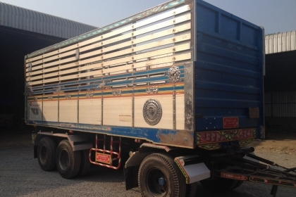 ขายลูกพ่วงดัมพ์มิเนียม 3 เพลาแท้ ยาว 6.80 เมตร ปี 53 ทะเบียนพร้อม