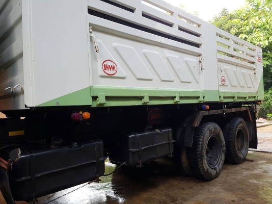 ขายรถบรรทุก MITSUBISHI  FN627 M6 เครื่อง 270 แรง 2 เพลา กระบะดัมพ์สามมิตร ปี55 มีระบบลากพ่วง รถสวย ไมล์ 90,000 สภาพเหมือนใหม่