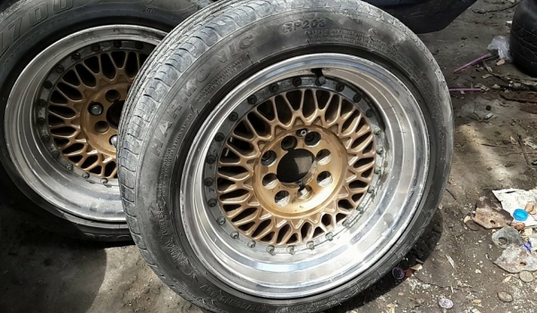 BBS RS size 15 ET15 กว้าง8 พร้อมยาง ปี14