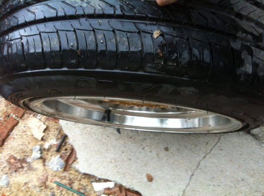 BBS RS size 15 ET15 กว้าง8 พร้อมยาง ปี14