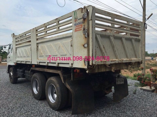 ขายรถบรรทุก Mitsubishi เครื่อง 270 แรง ปี 56 กระบะดัมพ์สามมิตร มีระบบลากพ่วง ทะเบียนพร้อม