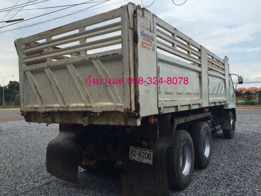 ขายรถบรรทุก Mitsubishi เครื่อง 270 แรง ปี 56 กระบะดัมพ์สามมิตร มีระบบลากพ่วง ทะเบียนพร้อม