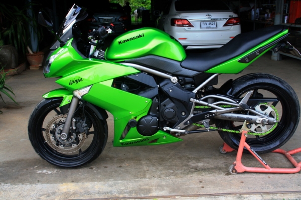 ขาย KAWASAKI NINJA 650 สีเขียว ปี2009 เบรค ABS ท่อสูตร สภาพสวย 119000