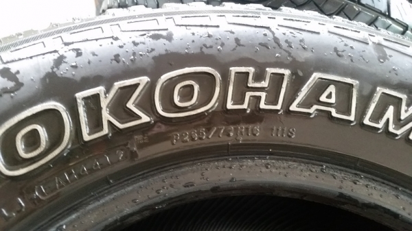 ขายยาง yokohama at-s 265 70 16 ขายยาง yokohama at-s 265 70 16