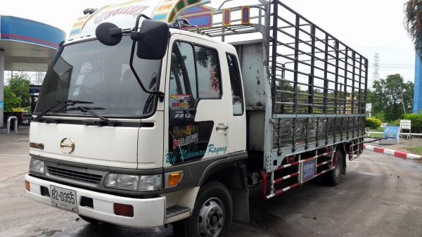 Hino FD3h เครื่อง Jo8c 220 ยางเรเดี่ยน แอร์ สภาพพร้อมใช้