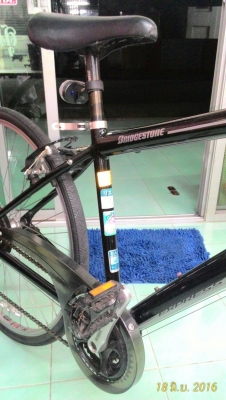 ขายจักรยาน อลูมิเนียม gear SHIMANO ยาง บริสโตน วงล้ออลูมิเนียม ตัวถัง BRICESTONE สภาพดี ราคา 4500 บาท