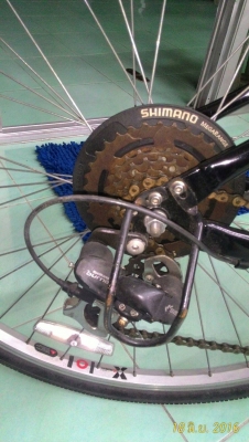 ขายจักรยาน อลูมิเนียม gear SHIMANO ยาง บริสโตน วงล้ออลูมิเนียม ตัวถัง BRICESTONE สภาพดี ราคา 4500 บาท