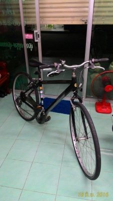 ขายจักรยาน อลูมิเนียม gear SHIMANO ยาง บริสโตน วงล้ออลูมิเนียม ตัวถัง BRICESTONE สภาพดี ราคา 4500 บาท