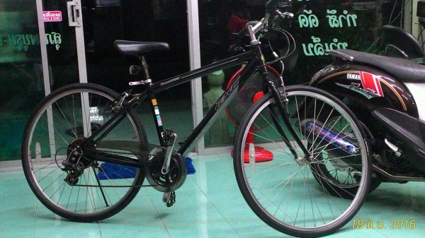 ขายจักรยาน อลูมิเนียม gear SHIMANO ยาง บริสโตน วงล้ออลูมิเนียม ตัวถัง BRICESTONE สภาพดี ราคา 4500 บาท