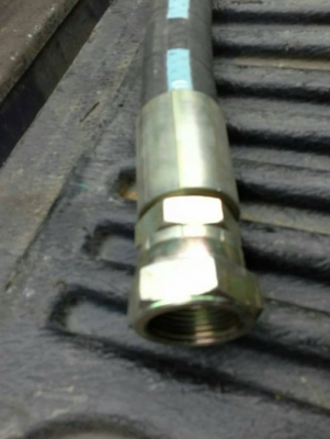 ชุดสายไฮดรอลิกสำเร็จรูป ย่ำหัวสายจากโรงงาน ขนาด 1 นิ้ว ยาว 80 ซม.