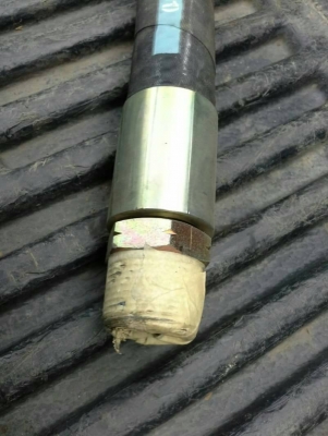 ชุดสายไฮดรอลิกสำเร็จรูป ย่ำหัวสายจากโรงงาน ขนาด 1 นิ้ว ยาว 80 ซม.