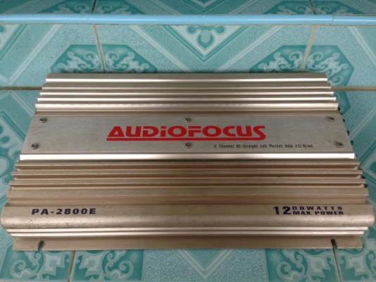 แอมป์2chคลาสเอบี Audio focus มือสองสภาพดี ใช้งานปกติ แรงดี เสียงดีมาก ขาย 2250 บาท สนใจ0892425454 อยู่สระบุรีส่งได้