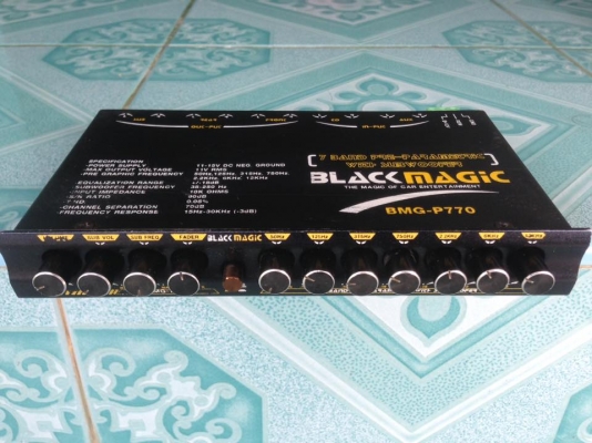 ปรีแอมป์7แบน black magic ขาย 950 บาท
