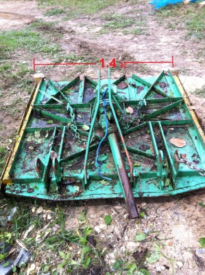 ขายที่ตัดหญ้าติดรถไถ กว้าง 1.4 เมตร