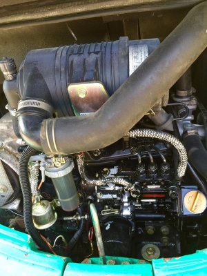 KOMATSU 27mr-1<คอลโทนสั้นปั๊มนิ้วมีลายหัวแย๊ก>(ใส่แทรคเหล็กใหม่มือ1)(มีVDOชม)☎️085-5632278(ราคต่อรองได้)