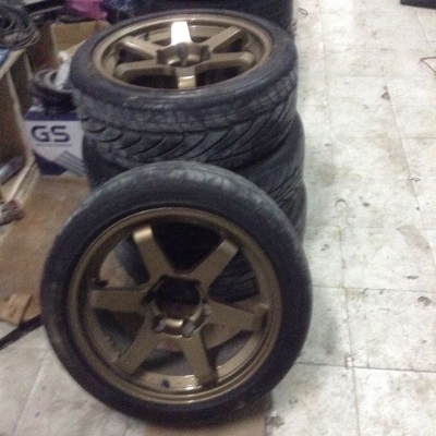 แม็ก TE37 ยางNitto ขอบ18 แม็ก TE37 ยางNitto ขอบ18