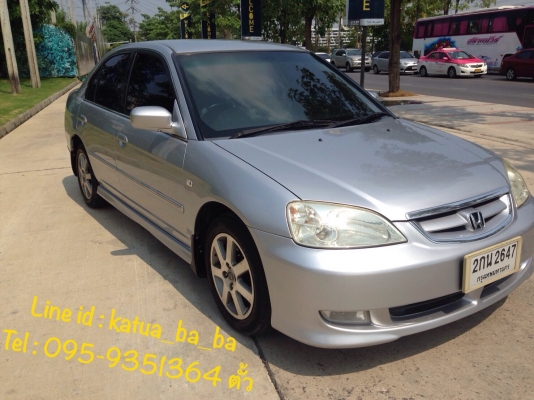 HONDA CIVIC Dimention V-tec 2004 ฟรีดาวน์