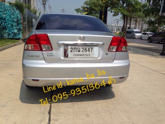 HONDA CIVIC Dimention V-tec 2004 ฟรีดาวน์