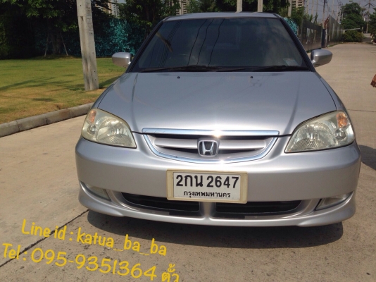 HONDA CIVIC Dimention V-tec 2004 ฟรีดาวน์