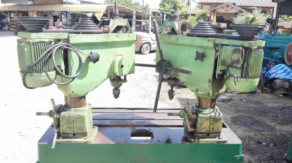 ** Sold ** เครื่องเจาะต้าปแฝด 2 หัว IXION Germany งานเยอรมันรุ่นหนักเจาะได้เป็นนิ้วมาเทสก่อนได้!!