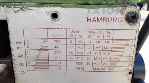 ** Sold ** เครื่องเจาะต้าปแฝด 2 หัว IXION Germany งานเยอรมันรุ่นหนักเจาะได้เป็นนิ้วมาเทสก่อนได้!!