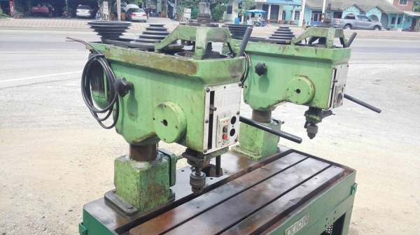 ** Sold ** เครื่องเจาะต้าปแฝด 2 หัว IXION Germany งานเยอรมันรุ่นหนักเจาะได้เป็นนิ้วมาเทสก่อนได้!!