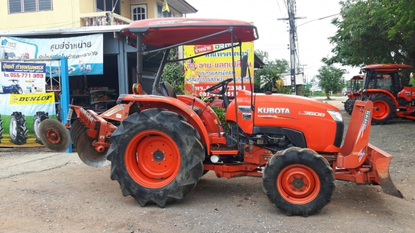 ปัญญาแทรคเตอร์..จัดมาให้ครับ ด่วน!!!คูโบต้า L3608 พร้อมใบมีดคานล่าง พร้อมผาน6 ตราช้าง22&times;6รถไร่สีเดิมๆ