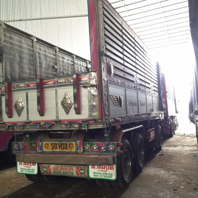 ขาย ISUZU FYH 360 พ่วงแม่ลูก กระบะเหล็กคอกเกษตรดั๊ม อู่ ศรีสวัสดิ์  รถปี 56 ปลายปี