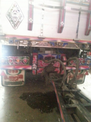 ขาย ISUZU FYH 360 พ่วงแม่ลูก กระบะเหล็กคอกเกษตรดั๊ม อู่ ศรีสวัสดิ์  รถปี 56 ปลายปี