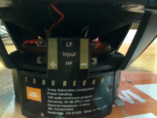 ขายลำโพง JBL 6x9 T595 รุ่น DECADE รองตัว TOP สุด