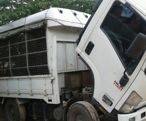 สิบล้อ มิตซู ไอ้หลง  FN527MA 6D16-195 เกียร์เดิม10สปีส ดั้ม KCสภาพดีสวยพร้อมใช้ ราคา 585,000บ ทะเบียนพร้อมโอน