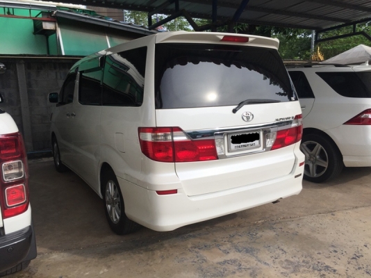 ขายToyotaAlphard โตโยต้าอัลพาท รถตู้VIP มีกล้องหน้าหลัง สภาพพร้อมใช้ เงินสดลดได้อีก สนใจติดต่อ 0860801238
