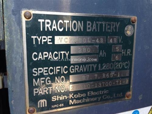 รถยกไฟฟ้ายืนขับ TOYOTA  6FBR15  รหัสสินค้า : 80802966   www.nihonmono.com