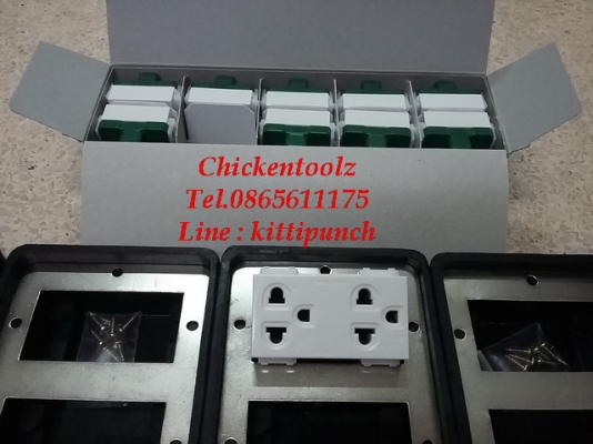 ปลั๊กพ่วง 4 เต้ารับมีไฟโชว์ งาน Handmade ทำเองกับมือทุกชุด