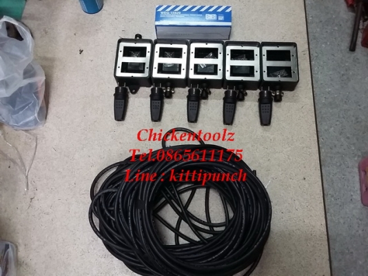 ปลั๊กพ่วง 4 เต้ารับมีไฟโชว์ งาน Handmade ทำเองกับมือทุกชุด