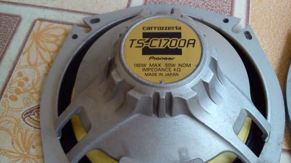 ดอกลำโพง Pioneer Carrozzeria รุ่น TS-C1700A ขนาด6.5นิ้ว ดอกลำโพง Pioneer Carrozzeria รุ่น TS-C1700A ขนาด6.5นิ้ว