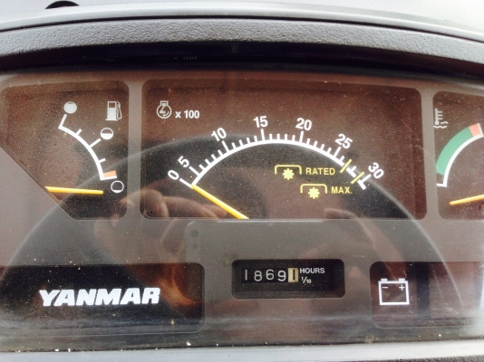 ขาย ยันม่า EF453T 4WD เดิมๆสวนๆ พร้อมดันหน้า โรตารี่