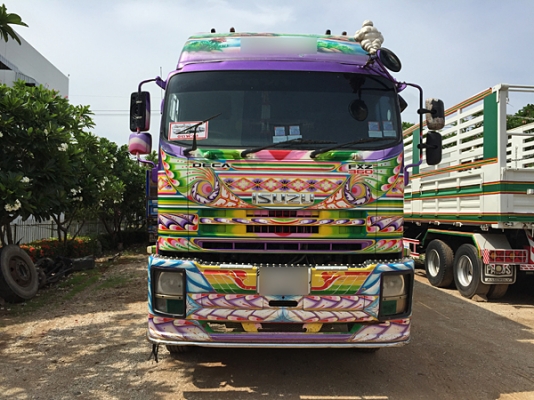 ขายรถพ่วง DECA 360 ดั้มเกษตร ใส่ของได้ 31 ตัน รถพ่วง22ล้อ สภาพเดิมๆ